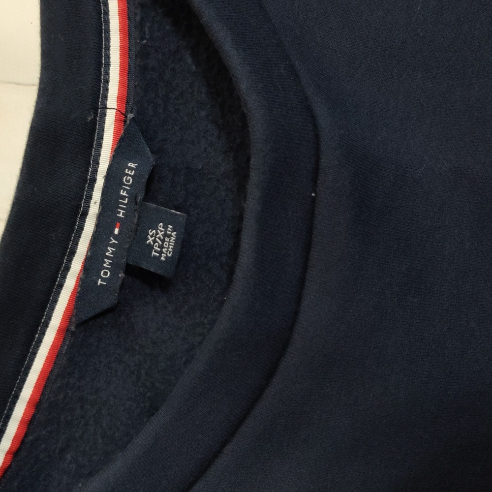 Tommy Hilfiger Navy Blue Sweater Xs - Picture 4 of 4